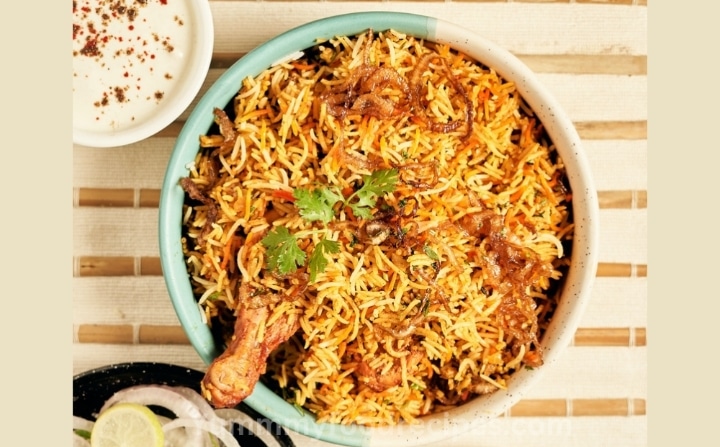 Chicken Dum Biryani in Hindi