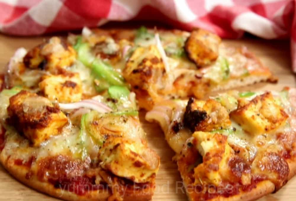 Paneer Tikka Pizza in Hindi 